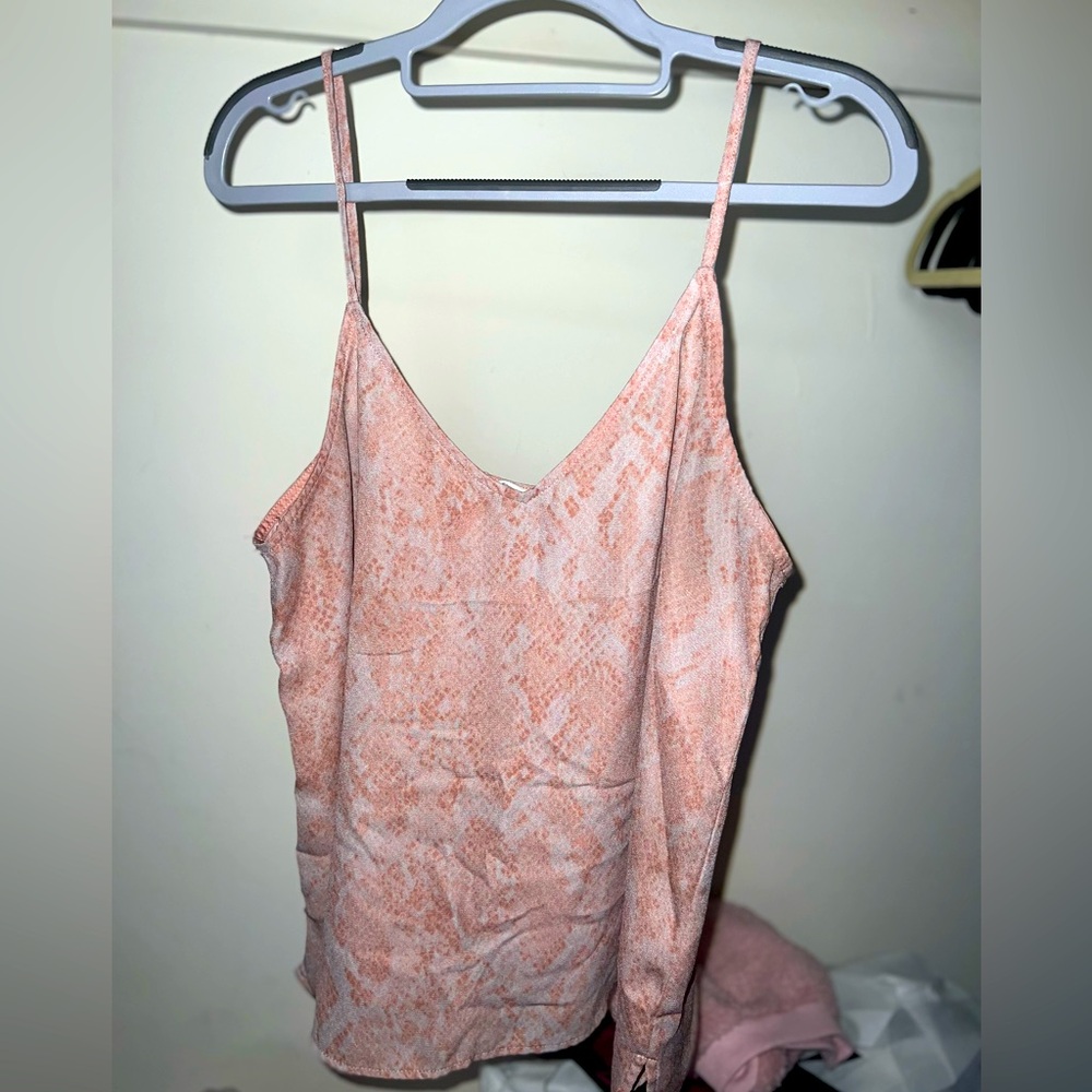 Coral blouse